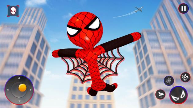 蜘蛛侠火柴人绳索英雄游戏汉化版  v1.1图4