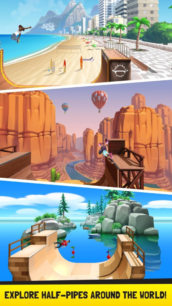 狂热滑板手游戏图2