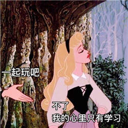 迪士尼公主爱学习头像表情包免费分享  v1.0图1