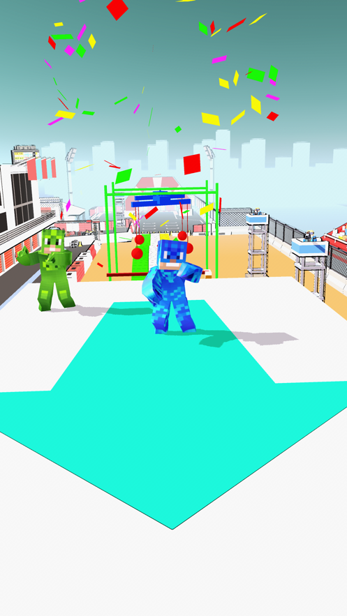 像素蒙面英雄跑酷游戏图2