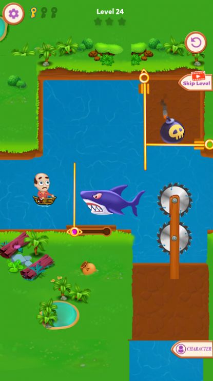 拯救爸爸拉大头针游戏图4