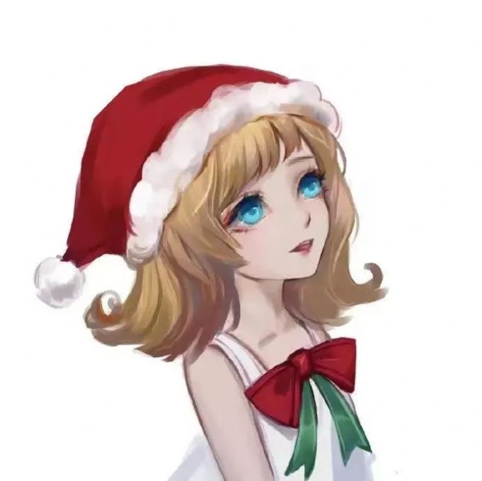 蔡文姬澜圣诞情侣头像图4