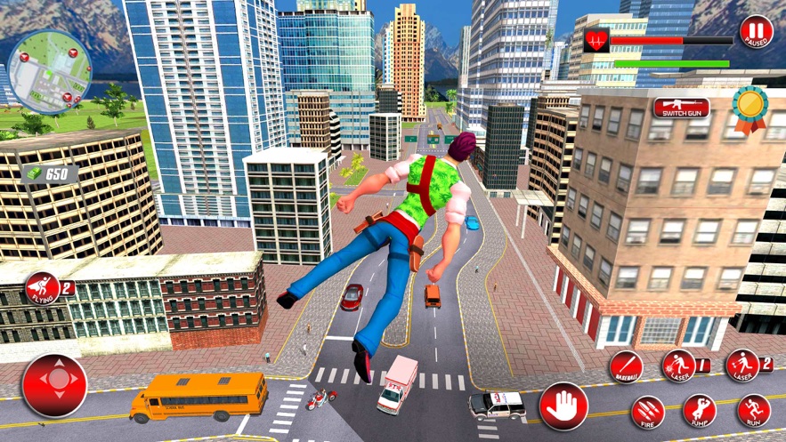 顶级黑帮英雄游戏安卓版（Grand Crime Hero Gangster）  v1.0图1