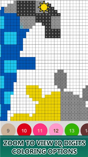 字母像素填色图4