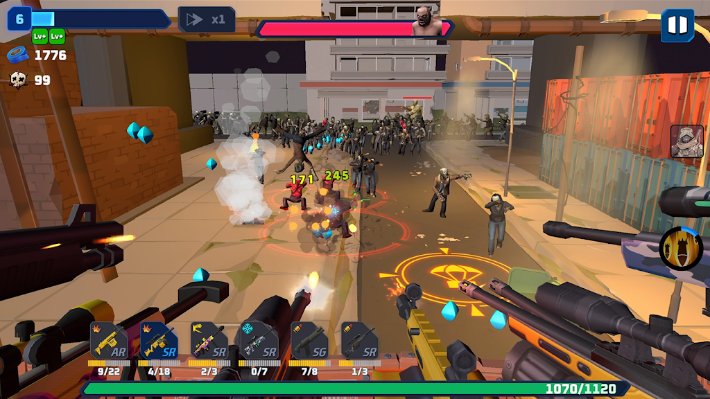 子弹风暴僵尸浪潮图3