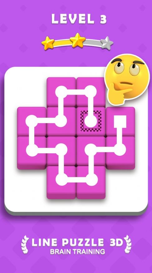 3D线条拼图游戏图1