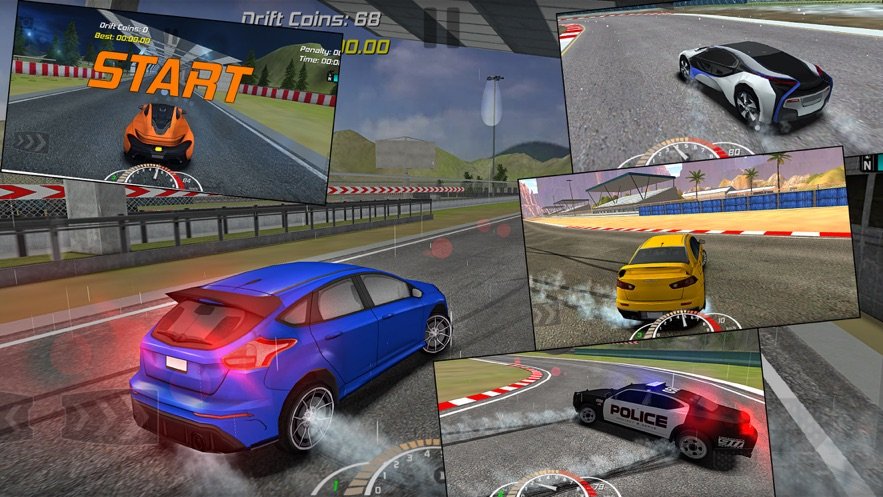 赛道漂移飞车王手机中文版 v1.0图2