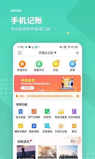 柠檬云财务安卓版图3