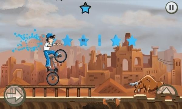 儿童自行车越野金币完整安卓版图片1