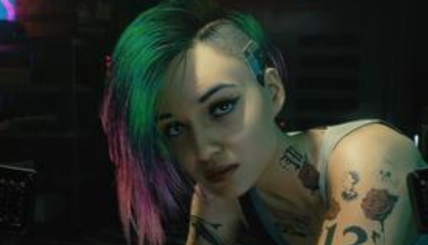 赛博朋克2077朱迪打桩动图合集