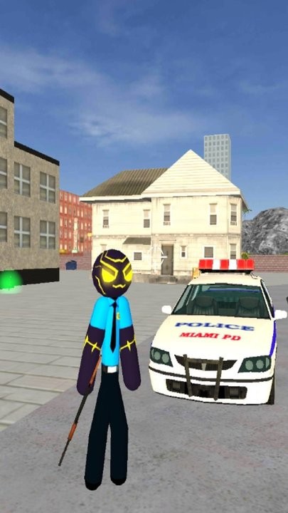 火柴人绳索英雄黑豹警官安卓版游戏下载  v1.0图3