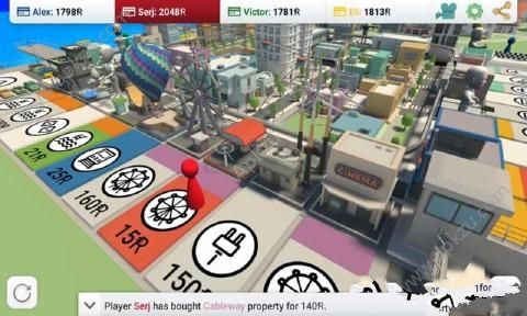 3D多人大富翁金币中文安卓版（Rentomania）  v0.2图1