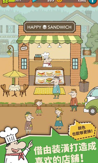 快乐三明治咖啡店图3