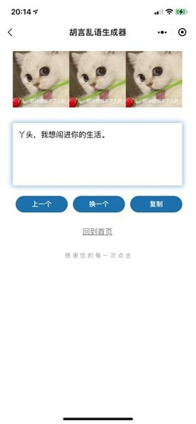 胡言乱语生成器小游戏图2