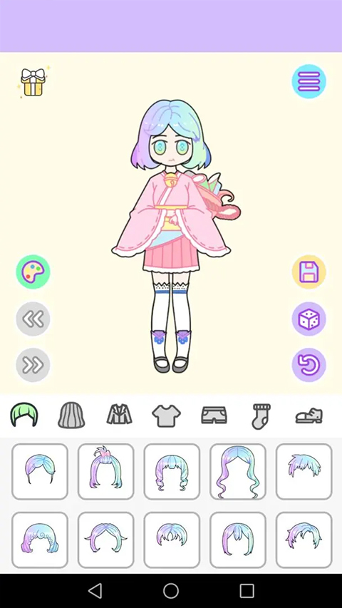 粉彩女孩正版图4