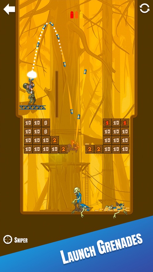 蠢蠢的僵尸4安卓中文安卓版（Stupid Zombies 4）  v1.0图1