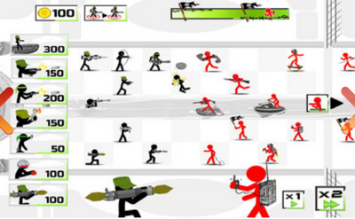 火柴人军队战争图1