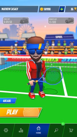网球之星终极碰撞汉化无广告安卓版  v1.0图3