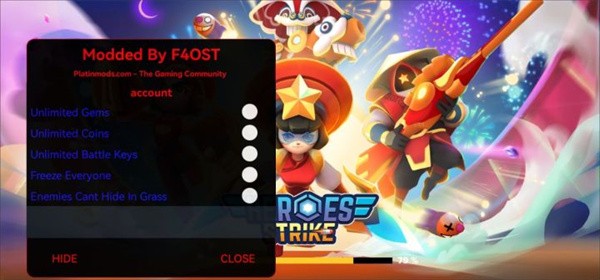 英雄突击大逃杀999999钻石内置修改器版下载  v90图3