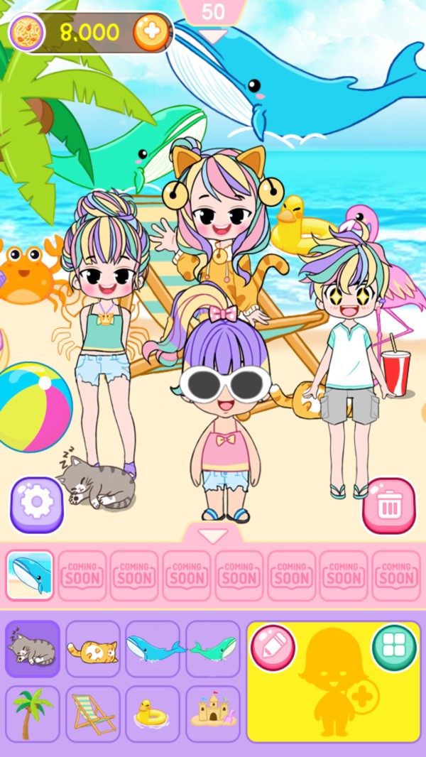 小姐姐爱换装游戏安卓手机版  v1.0图2