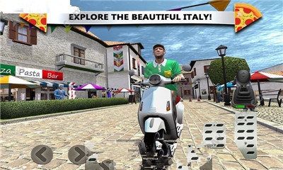 披萨外卖驾驶模拟器金币中文安卓版  v1.0图1