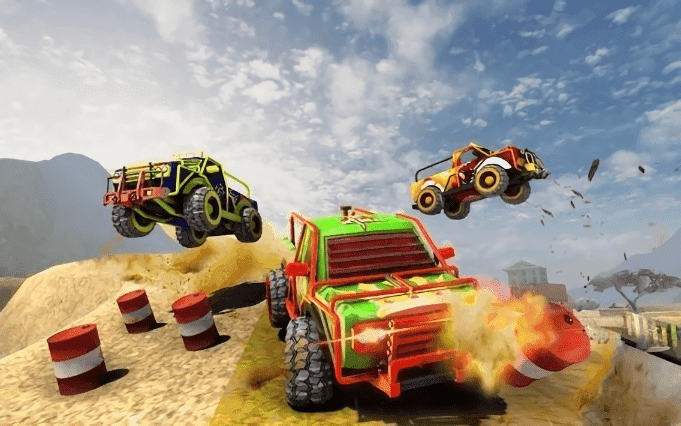 超级英雄特技越野车手游图3