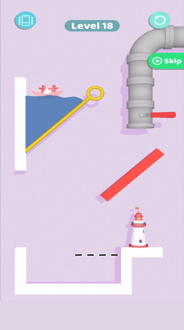 卡住的船划船游戏手机版  v1.0图4