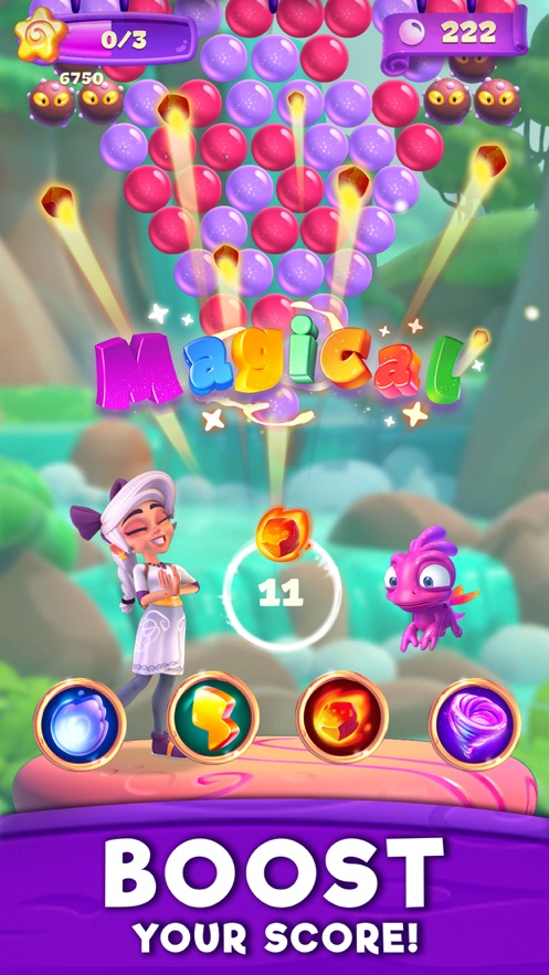 露娜的任务泡泡龙游戏图1