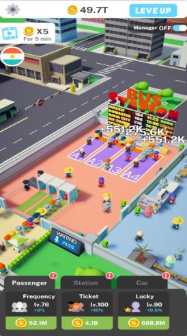 闲置公交大亨游戏安卓最新版（Idle Bus Tycoon）  v1.1图2