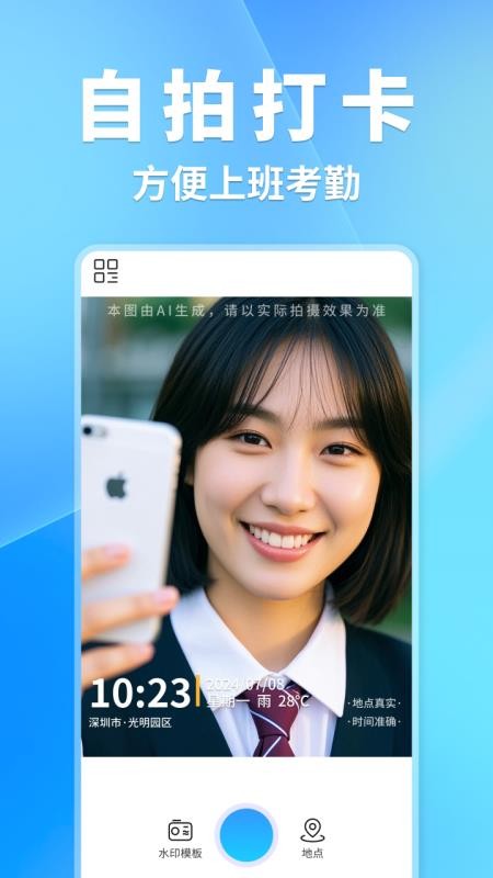 快捷水印相机打卡图1