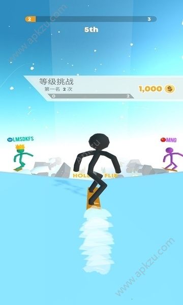 雪地火柴人金币汉化安卓版  V1.7.0图1