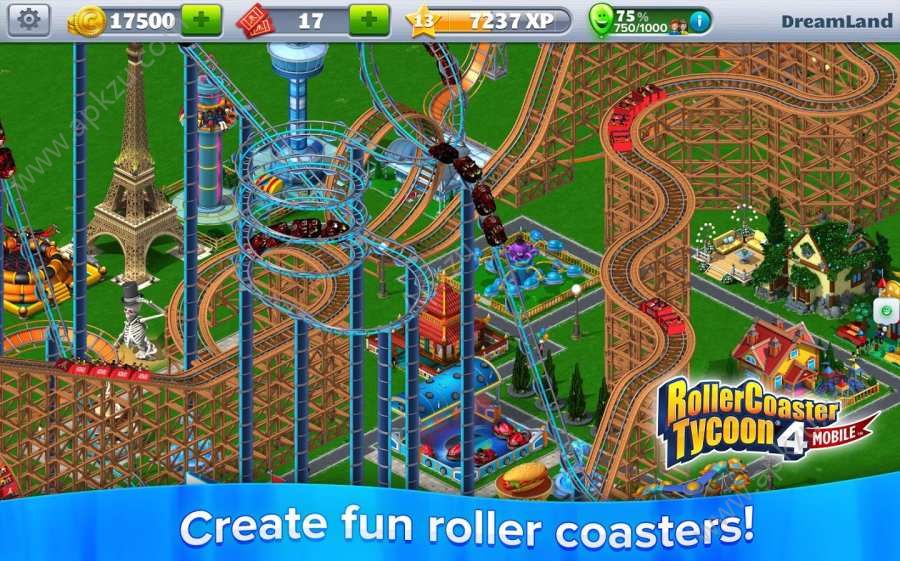 过山车大亨4手机版汉化金币安卓版  v1.13.5图5
