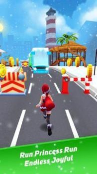 圣诞公主跑步冲浪游戏图1