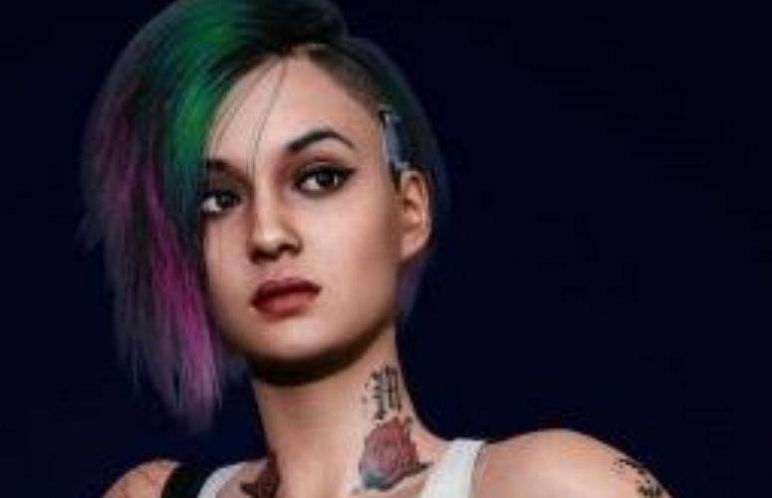 赛博朋克2077朱迪打桩gif图1