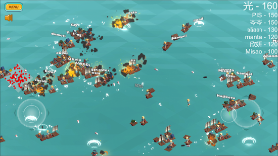 木筏3D.io游戏图3