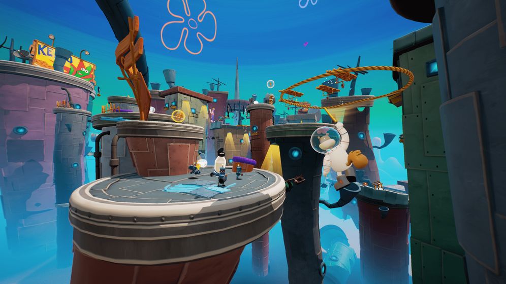 海绵宝宝比奇堡之战再吸水版安卓  v1.0图2