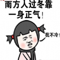 北方人过冬靠暖气南方人过冬靠一身正气图片