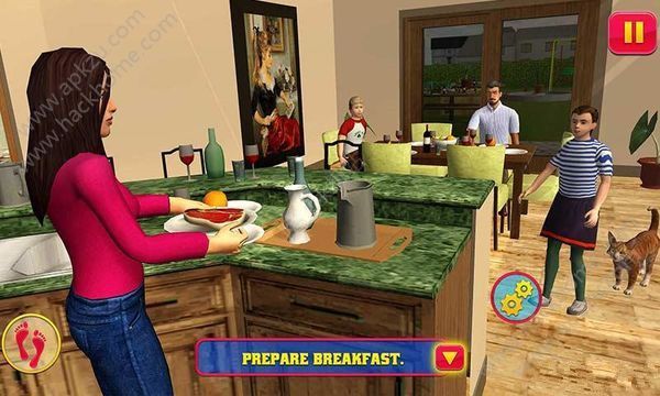 虚拟妈妈幸福的家庭3D金币中文安卓版  v1.1图4