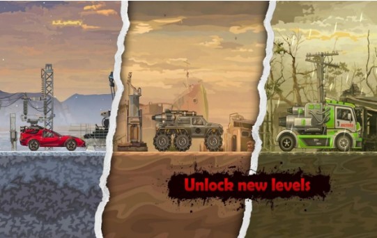 汽车撞僵尸最新安卓版游戏  v1.01图1