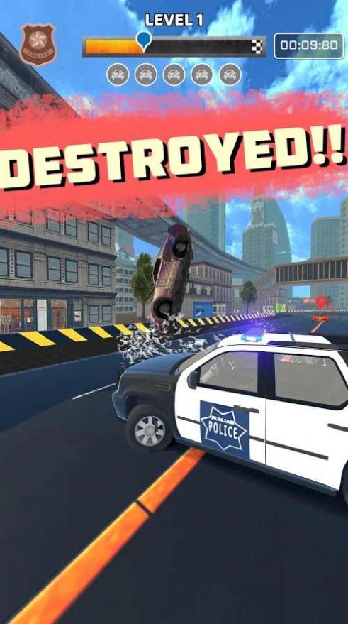 警车碰撞游戏图4