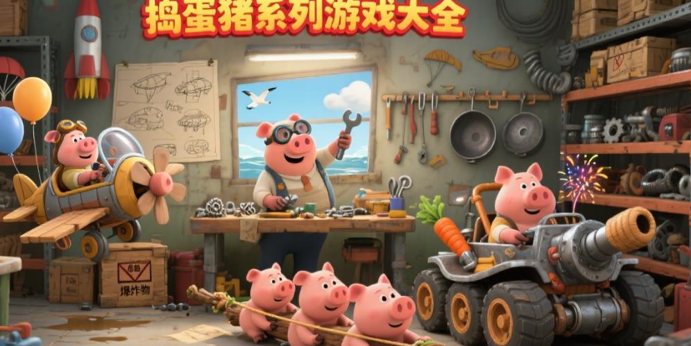 捣蛋猪系列游戏大全