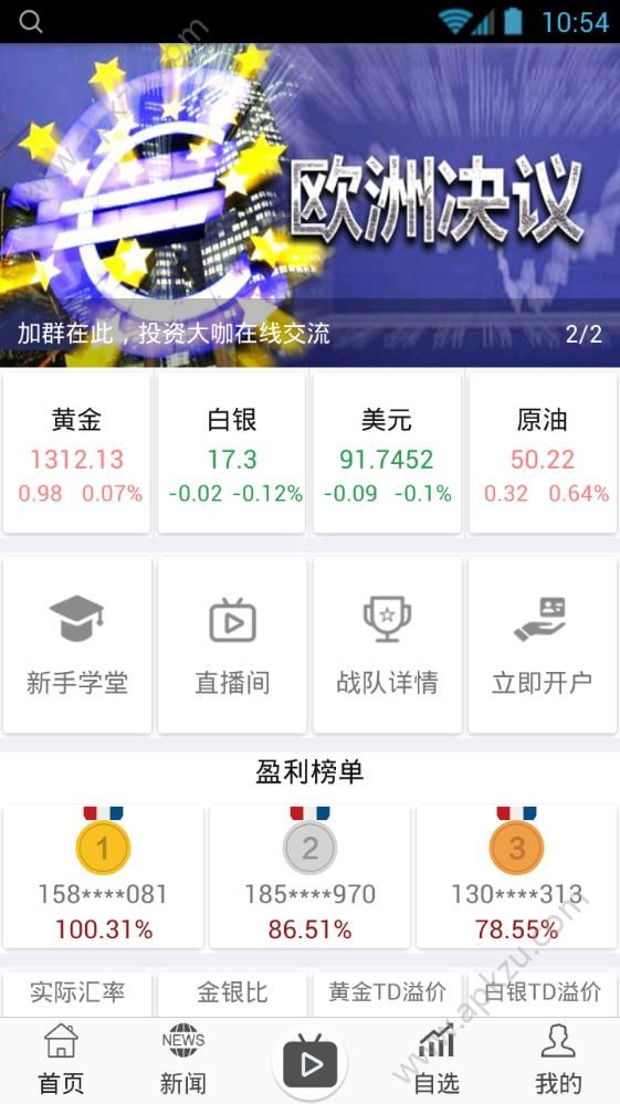 国际黄金官方app手机版下载  v1.0图1