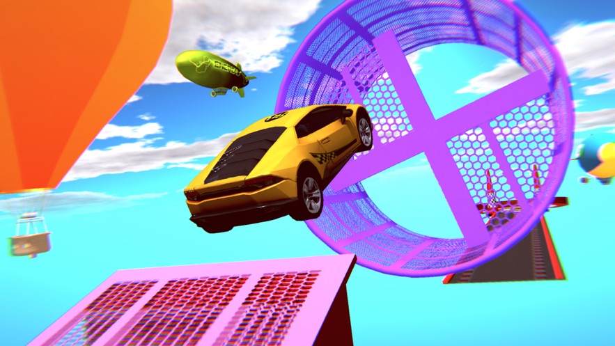 巨型特技疯狂的斜坡游戏安卓中文版  v1.0图1