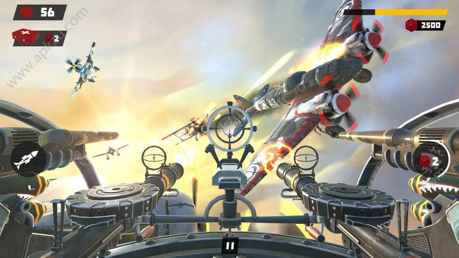 空战射手中文下载安卓版（Turret Gunner）  v0.3.34图2