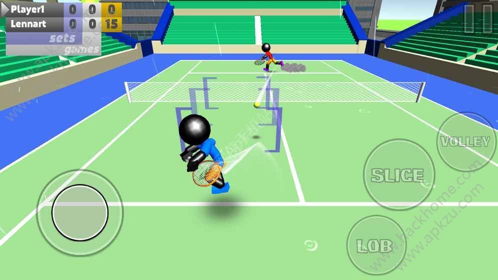 火柴人3D网球金币中文安卓版（Stickman 3D Tennis）  v1.03图4