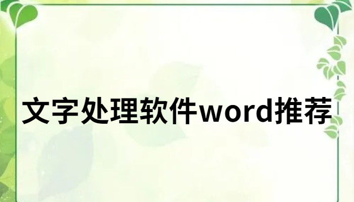 文字处理软件合集