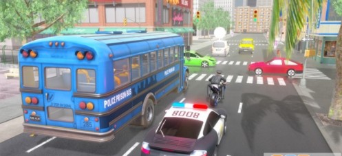 警方巴士运输囚犯游戏图4