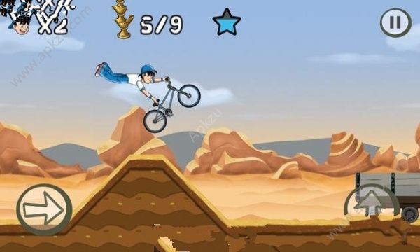 儿童自行车越野金币完整安卓版  v3.8图1