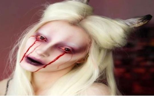 2020万圣节恐怖化妆图片大全图2