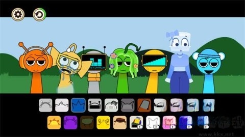 节奏盒子外国山海经版图2